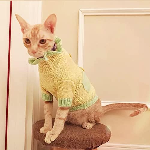Džemper za mačke Aniac toplo štenad odeća doggy cosy prsluk košulje Jesenja zimska odjeća Kitten zimska