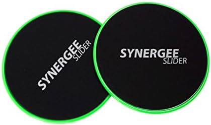 Synergee Core klizači. Dual strana upotreba na tepihu ili podovima od tvrdog drva. Oprema za vježbanje trbuha
