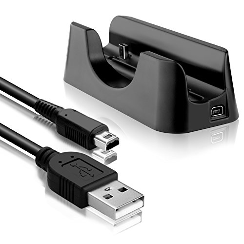 IVSO priključna stanica za punjenje za novi Nintendo 2DS XL/2DS LL stalak za dokove-moćna stanica za punjenje s USB kablom za punjenje protuklizni dizajn za 2017. novi Nintendo 2DS XL / 2DS LL