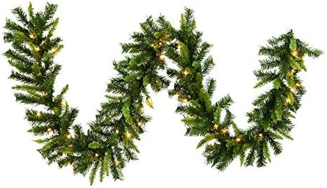 Vickerman 9 'Imperial Pine umjetni božićni vijenac, Ulin - Faux Pine božićni vijenac - unutarnji sezonski kućni dekor
