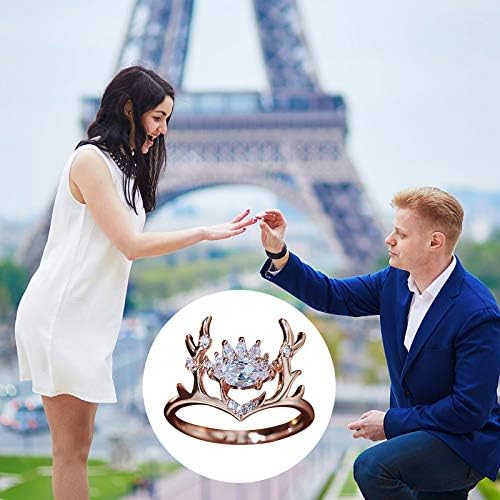 Žene prstenovi ženski prstenovi modni prekrasan stil poklon modni vjenčani prsten nakit simulirani dijamantni zaručni prsten za žene