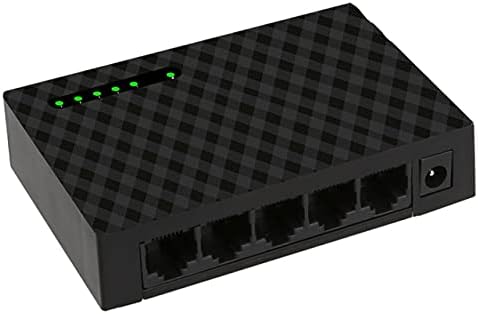 Konektori US Plug Plug 5 Port Desktop Gigabit Fast Ethernet prekidač 10/100 / 1000Mbps Network