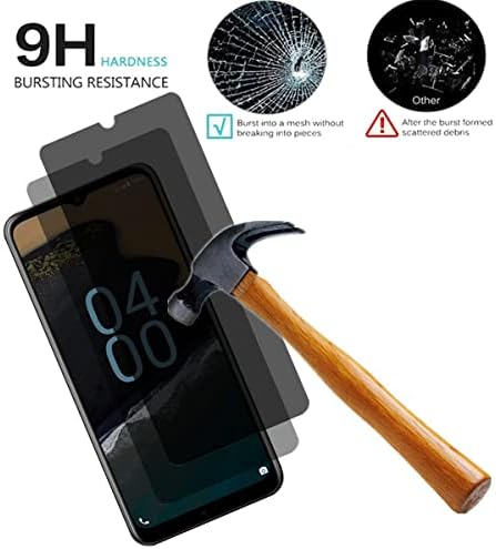 Viesup Zaštita ekrana za privatnost za Nokia G400 5G-2 paket Anti-Spy visoko osjetljivi zaštitni Film od