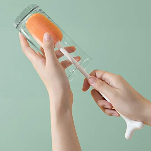 Hemoton Glass flaše za vodu četka za flaširanje flaše za bebe četka za čišćenje spužvaste bočice za bočicu