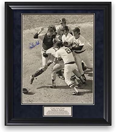 Carlton Fisk potpisao je autogramenu 16x20 fotografiju po mjeri uokviren do 20x24 NEP - autogramene MLB fotografije