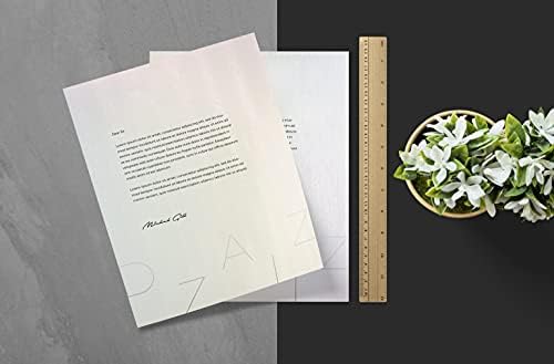 Dizajnerski teksturirani papir, 50 listova, veličina slova 8,5 x 11 , dizajnerski papir za ispis,