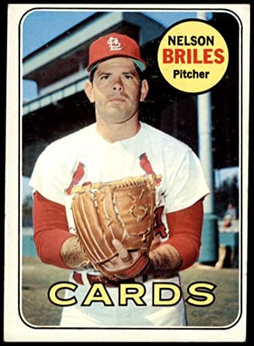 1969 FAPPS # 60 Nelson Briles St. Louis Cardinals VG Cardinals