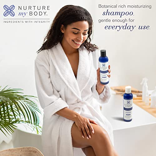 NUGURE My Body miris Besplatan hidratantni šampon i hranjivi spremnik Set | 8 oz. | Sulfat Besplatan i paraben Besplatan set šampona i regeneratora | Svi prirodni sastojci | Ručno rađena u SAD-u