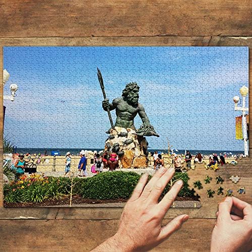 USA America Virginia Beach Boardwalk Jigsaw Puzzle 1000 komadna igra umjetnička djela putni suvenir drveni