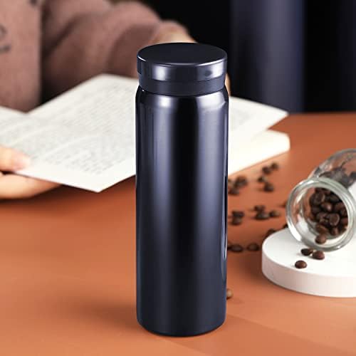 10oz mini boca za vodu od nehrđajućeg čelika Termos mala tikvica - izolirani vakuum, prosuk, čuva pića vruće / hladno - idealno za kafu, čaj, vodu - plavu