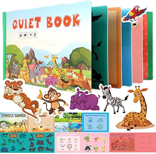 Montessori mirna knjiga za malu djecu, Montessori zauzeta knjiga za djecu da razviju vještine učenja, aktivnosti