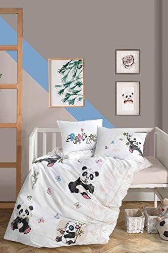Paradise Ranforce pamučna beba posteljina slatka panda set za dječjeg dječjih dječjih dječaka za dječje