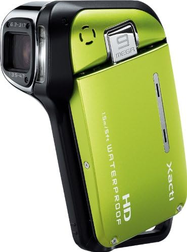 Sanyo VPC-CA9 Xacti 9 megapiksela Vodookvir HD digitalni video kamkorder, zeleno