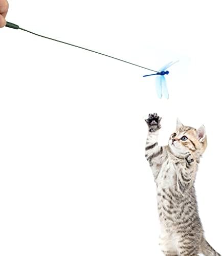 Igračke za mačje štapiće, 4 kom interaktivne igračke za mačke - 16 dugi mačji Teaser štapići za mačke