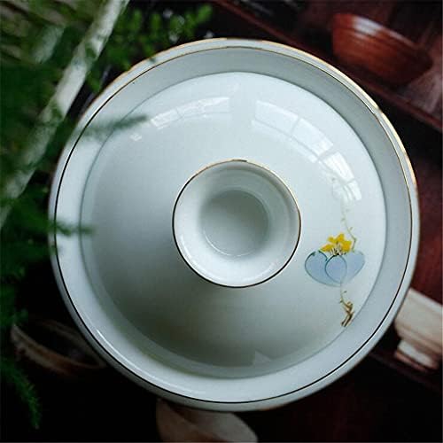 GPPZM 9 SET ručno oslikan blossom šljive Kung Fu Tea tradicionalni kineski bijeli porculan čaj servis