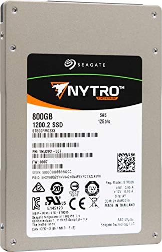 Seagate Nytro 1200.2 ST800FM0233 800GB EMLC Dual 12GB / S SAS 2,5 -7mm