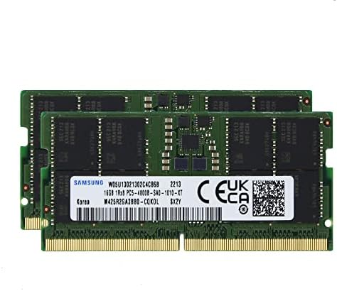 Samsung 32GB DDR5 4800MHz PC5-38400 1RX8 SODIMM CL40 1.1V M425R2GA3BB0-CQK prijenosna prijenosna računala RAM memorijski modul Nadogradnja Adamanta