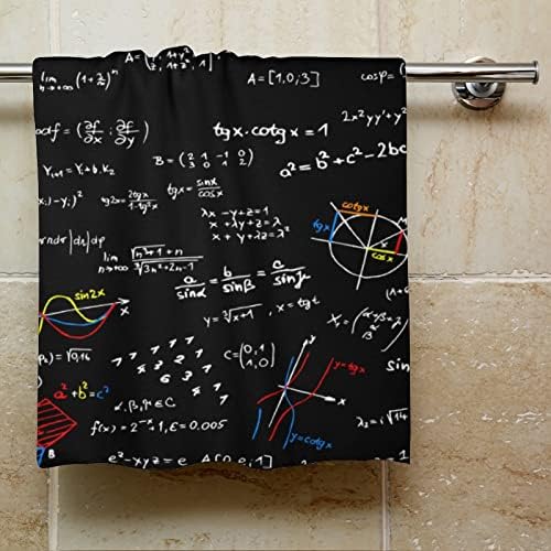 Jednadžbe za fiziku Ručnici ručnici za lice za pranje tijela Trke Mekane krpe s slatkim tiskanim za kupaonicu Kuhinja Hotel Svakodnevna upotreba