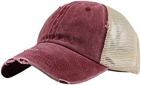 Obični bejzbol šešir za muškarce Ženska mreža Brzo suho golf bejzbol hat zarobljeni kamiondžija za muškarce