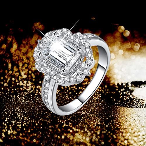 2023 Ženska cirkonija Bling Diamond Angagement Prsten za vjenčanje za muškarca