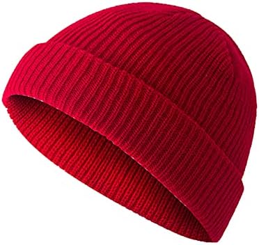 Zimska kapa za žene Vintage Ribded bejzbol kape zimske šešir lubanje preklopne casual šešire Zimske škorozne šešire