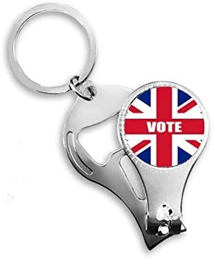 Britanija Velika Britanija zastava glasa za opće izborne noktne noktiju prstena za ključeve ključeva