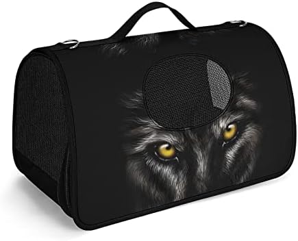 Black Wolf štene za kućne ljubimce mala torbica za nošenje torbe za putovanja na otvorenom u šetnju
