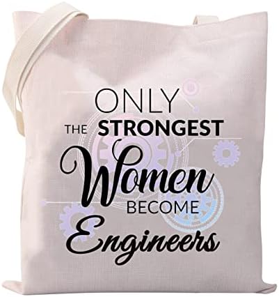 VAMSII Woman Engineer Gift Tote Bag inženjering pokloni za žene samo najjače žene postaju Inženjeri pokloni torba za rame