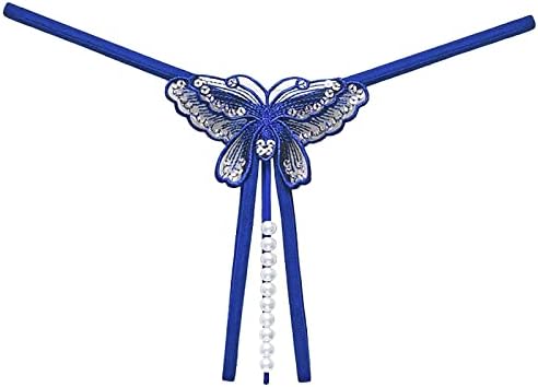 Ženski g-string leptir vez za vez sa niskim usponom T-leđa bikini Thong masažni lančani lančani štrajk