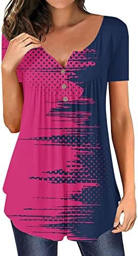 Ženske Tshirts Loose Fit, 2023 Casual Dressy kratke rukave majice modni cvjetni Boho slatka Tees trendi bluze