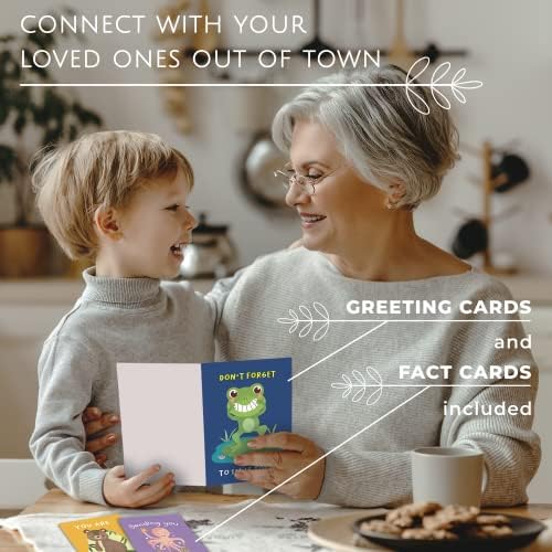 Šešir Acrobat Thinking of You kartice sa kovertama - 20 jedinstveno dizajniranih samo zato što kartice sa Fact karticama za slanje da ostanu u kontaktu sa porodicom, prijateljima, kolegama, studentima