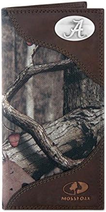 NCAA Alabama Crimson Tide Zep-Pro mahovina Hrast najlon i koža sekretar stilu Roper Concho novčanik, kamuflaža, jedne veličine