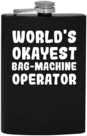 Svjetski Okayest Bag-operater mašine - 8oz Hip tikvica za piće alkohola