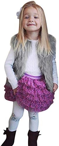 Anfeng Toddler Kids Dječja djevojka Zimska topla odjeća Faux Debela kaput Otiska odjeća 3-6 mjeseci Djevojke