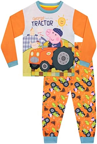 Peppa Pig Boys George Pig pidžama traktor Farm Dug rukav pidžama Set za djecu
