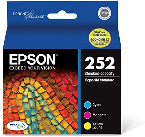 EPSON T252 DURABrite Ultra mastilo standardni kapacitet kombinovani paket boja za odabrane štampače Epson WorkForce, 1 Veličina