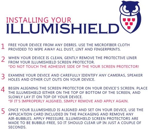 Illumishield zaštitnik ekrana kompatibilan sa Tabeo 7-inčnim dječijim tabletom Clear HD štit protiv
