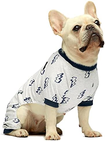 Fitwarm pamuk Lightening odjeća za kućne ljubimce za pseće pidžame Onesies kombinezon štene