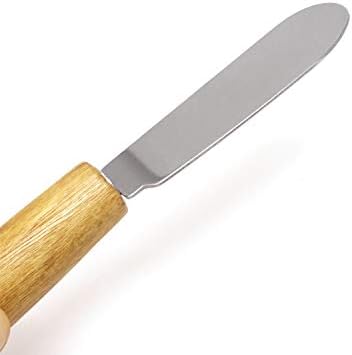 Honbay 6kom rasipač putera od nerđajućeg čelika sa drvenom ručkom