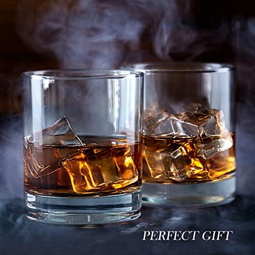 Old Fashioned Whisky Glass Set, Premium Rocks naočare za koktele i burbon, 10 1/4 Oz, Set od 6, kristal bez olova, čaša za piće u Baru za viski, konjak, irski viski