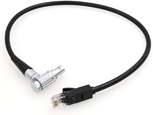 ZBLZGP CAT5E Ethernet podatkovni kabel desni ugao1b 10 pin do RJ45 za teradek colr i arri Alexa Mini