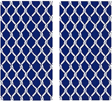 Mornaričke plave salvete za jednokratnu upotrebu ručnika za kupatilo Dekorativni prah soba Décor 32 tačke 8.5 X4.5