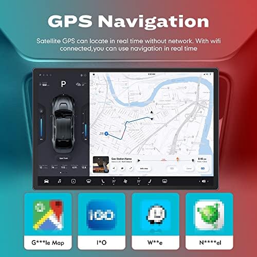WoStoke 13.1 Android radio Carplay i Android Auto Autoradio Auto navigacija Stereo Multimedijski igrač GPS dodirnog