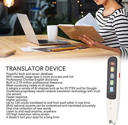 Olovka za prevođenje na 134 jezika, WiFi dvosmjerni Prevodilac glasa, prijenosni Prevodilac za skeniranje za putovanja, Elektronski rječnik, izvod teksta, Offline transliteracija snimanja
