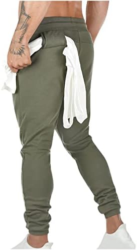 Badhub muške ležerne tajice Čvrstoj kovčeg u boji malene noge teretane JOGGER Hlače Slim pantalone sa džepom