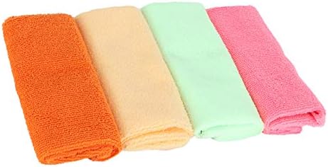 FDIT 4pcs mekani brisači od mikrovlakana od krpe čišćenje krpa krpom upijajuća ručnik za pranje ručnika za peškire, sredstvo za čišćenje kuhinje 30x30cm