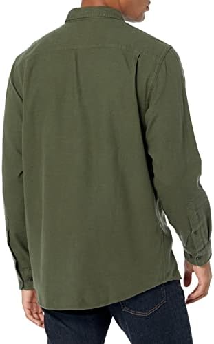 Essentials Muška obična košulja s dugim rukavima s dva džepa