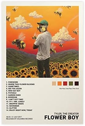 ZXETY Tyler Poster FLOWER BOY album Cover Poster platno štampani Poster Unframe:12x18inch