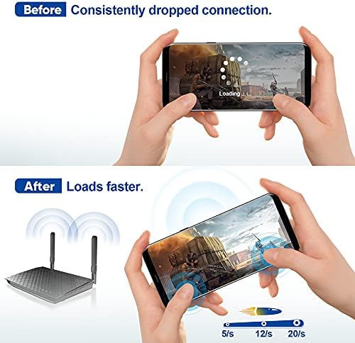 Bingfu Dual Band WiFi 2.4GHz 5GHz 5.8GHz 8dbi Mimo RP-SMA muške antene za WiFi ruter bežične mrežne