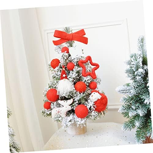 Ornamenti za božićne stablo u PC-u para mesa de boce četkica za božićna drveća Mini stol božićno stablo snijeg stablo ukras božićnog drveća ukras bambusa